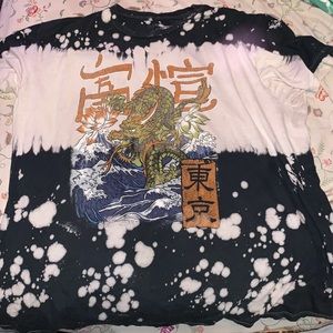 Fashion Dragon Tie Dye Tunic Top - Black/Combo // fashion nova shirt // tie dye